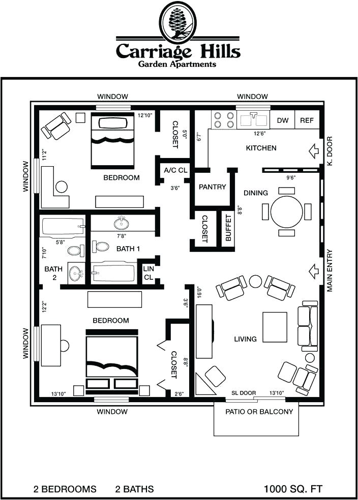 House Plans Less Than 1000 Sf Plougonver