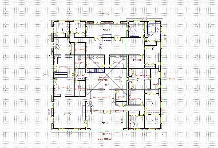 10000 sq ft house plans