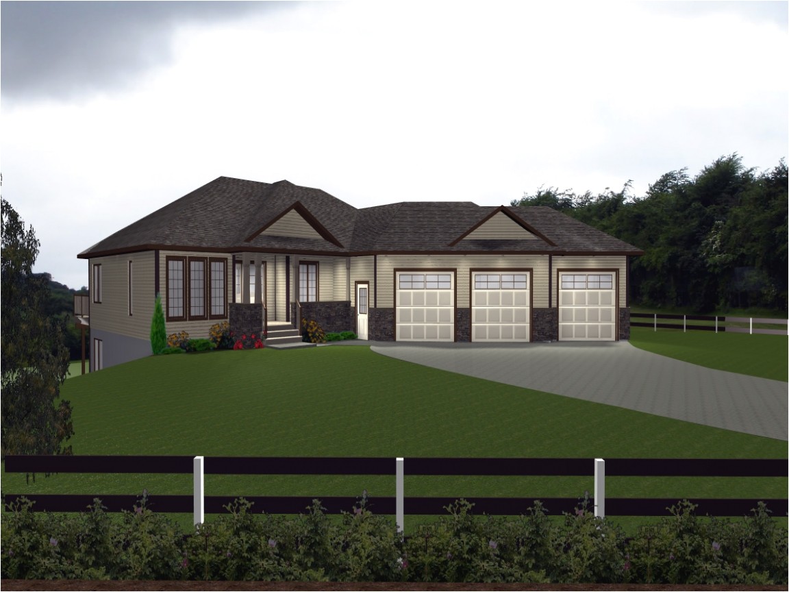 0470239b538eeaf9 house plans with attached 3 car garage guest house plans