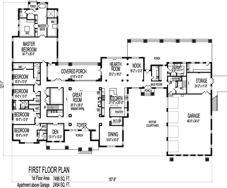 6 bedroom house plans