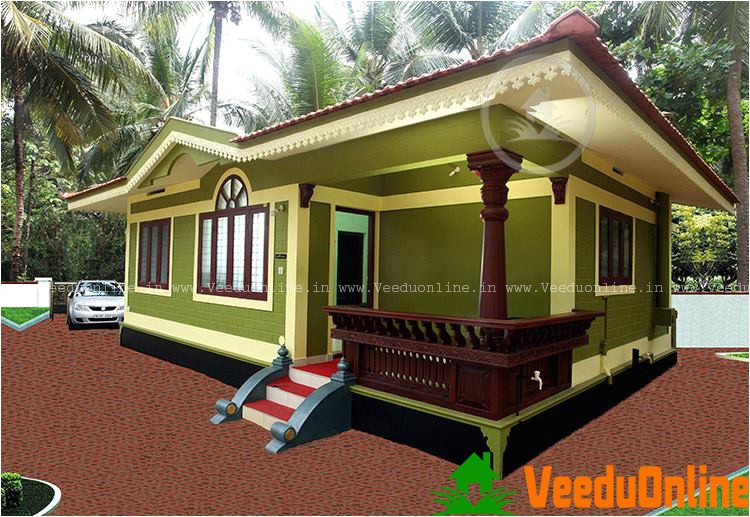 beautiful low cost kerala home design 647 sq ft