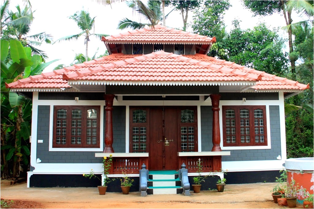 kerala traditional low cost home design 643 sq ft