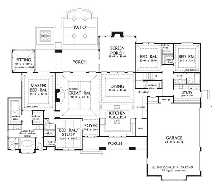 superb large kitchen house plans 5 one story house plans with porches