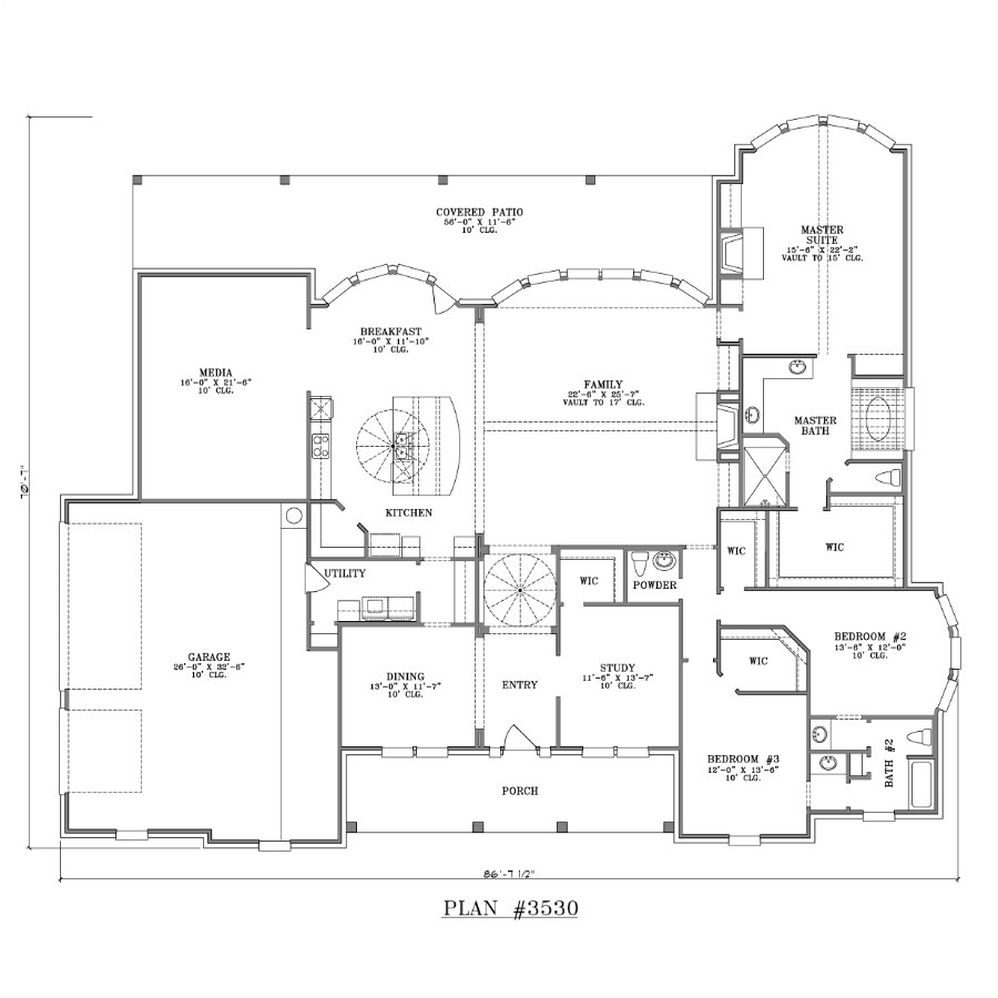 one floor house plans with porches