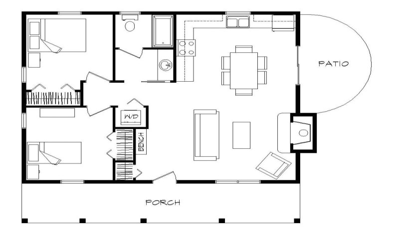 Log Cabin Mobile Home Floor Plan 2 Bedroom Log Cabin Floor Plans 2 Bedroom Manufactured