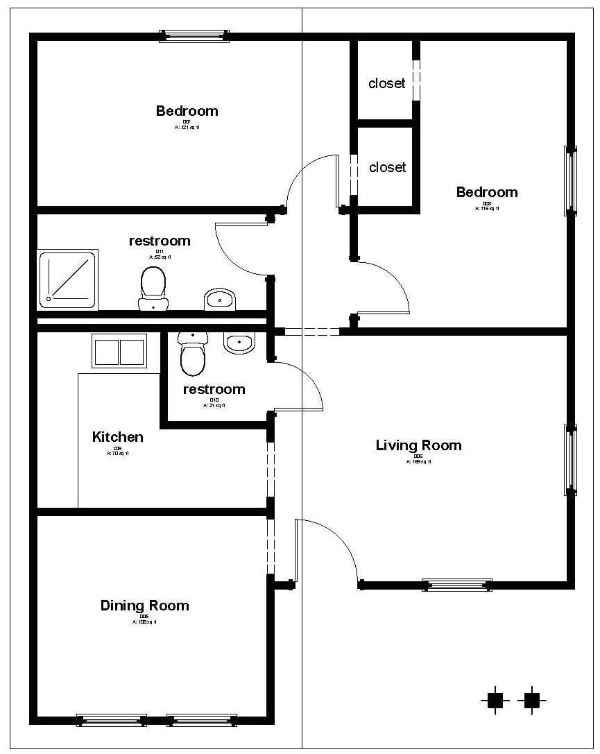 floor plans low cost houses