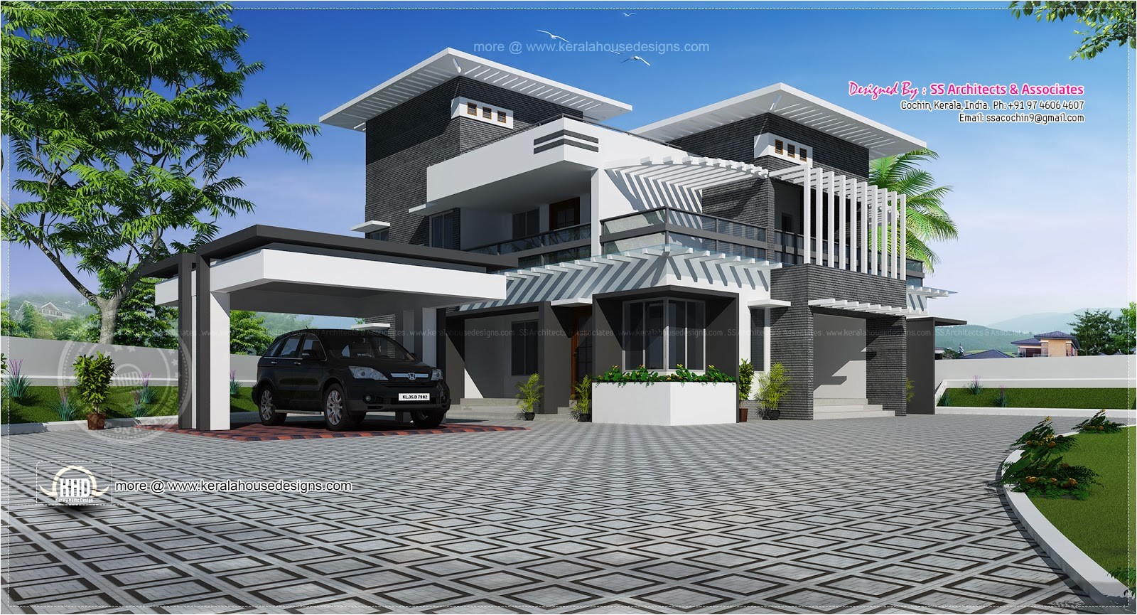 luxury modern house exterior design
