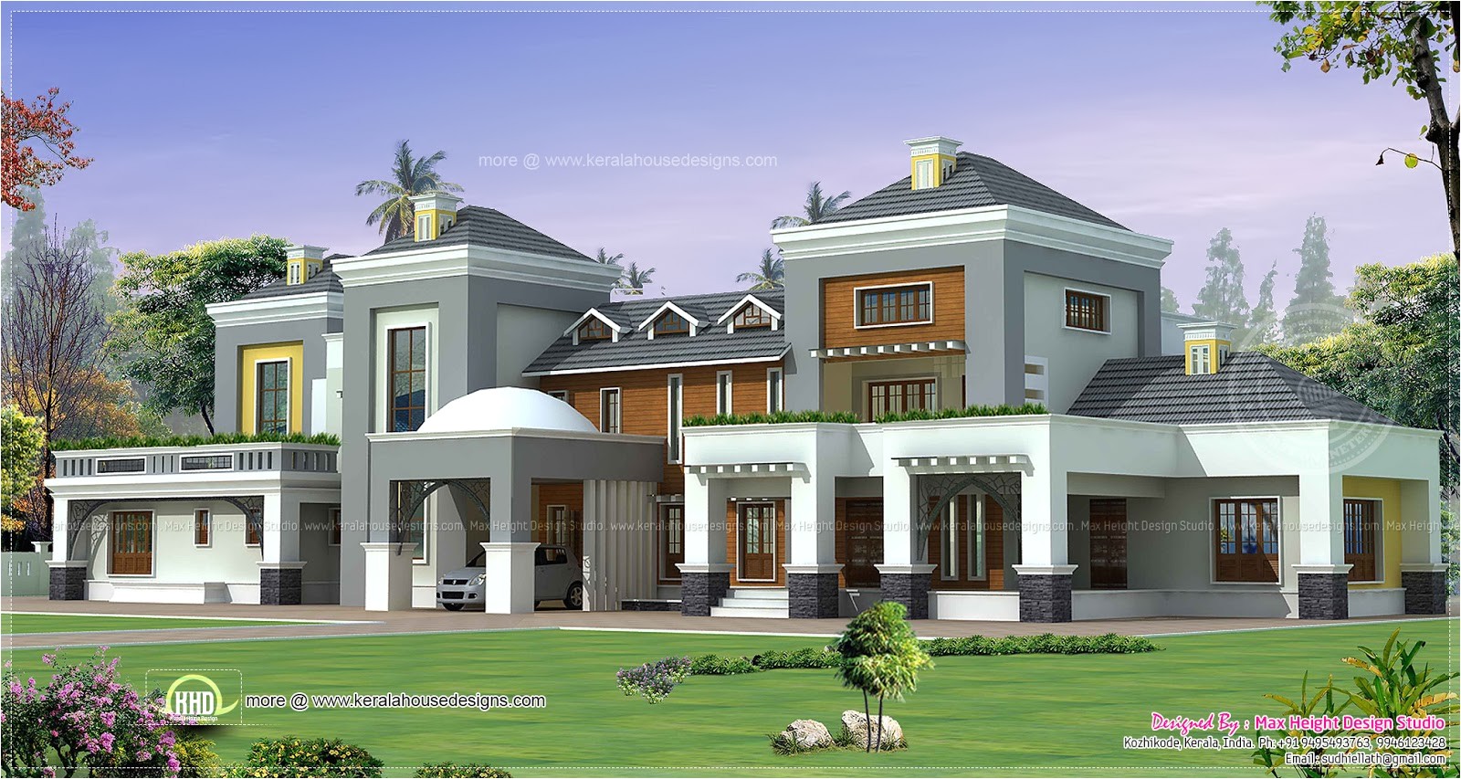 luxury house plan with photo