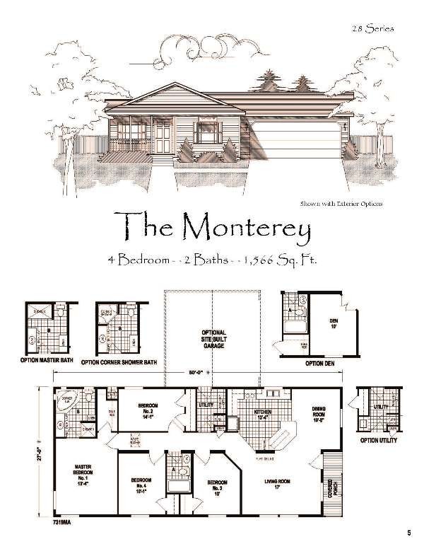 modular home floor plans california