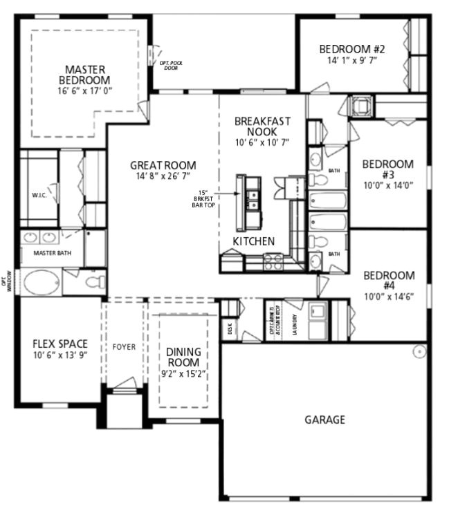 Maronda Homes Floor Plans New Home Floorplan Tampa Fl Sierra Maronda Homes