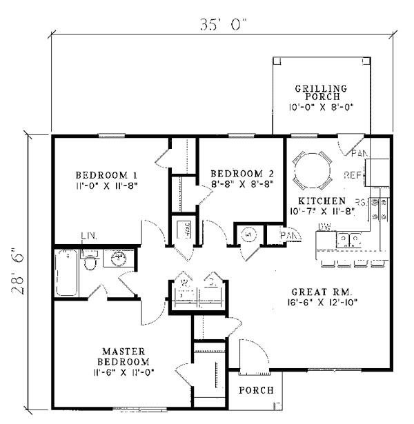 small ranch house floor plans
