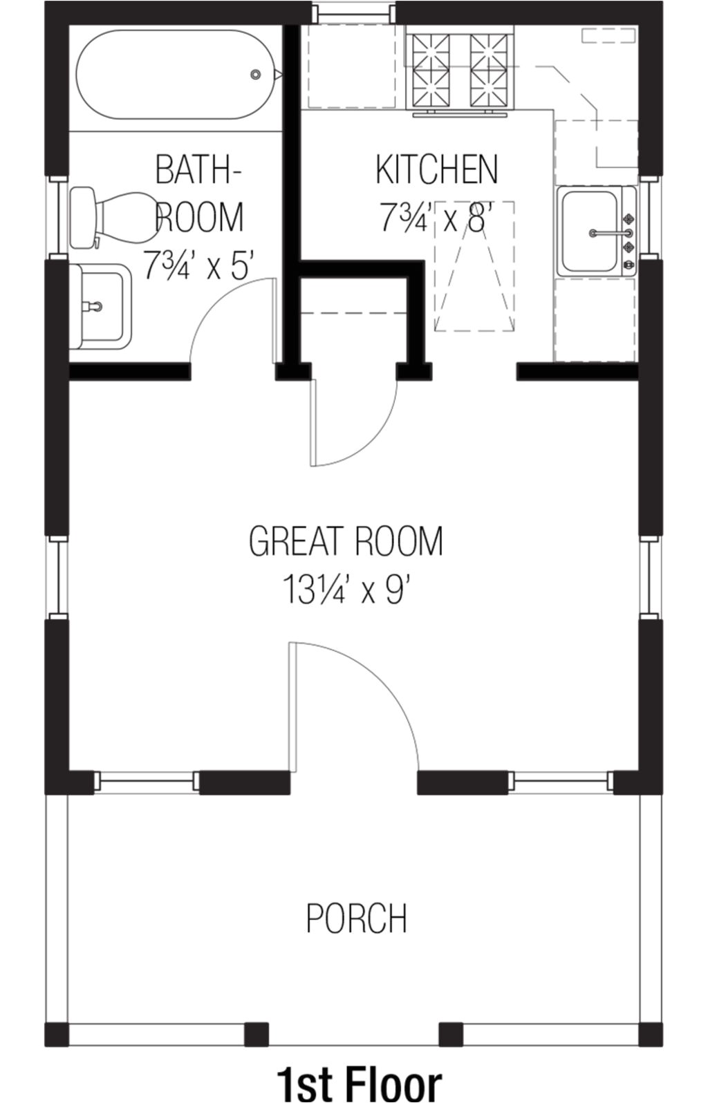 small house plans under 600 sq ft