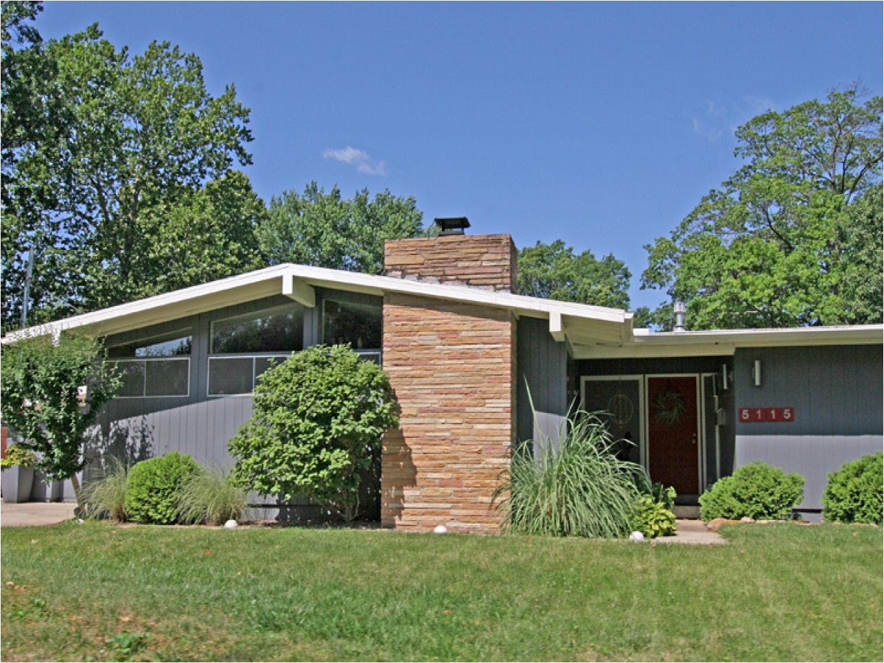 mid century modern homes plans picture