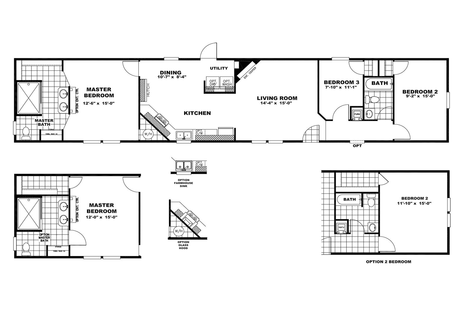 2008 clayton mobile home floor plans