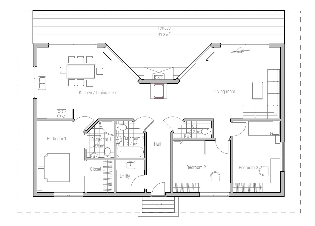modern micro house plans