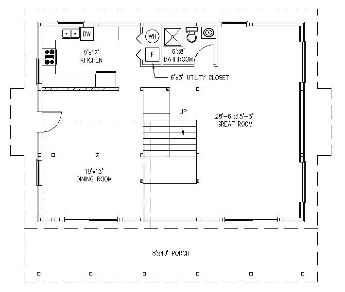 morton building plans with living area