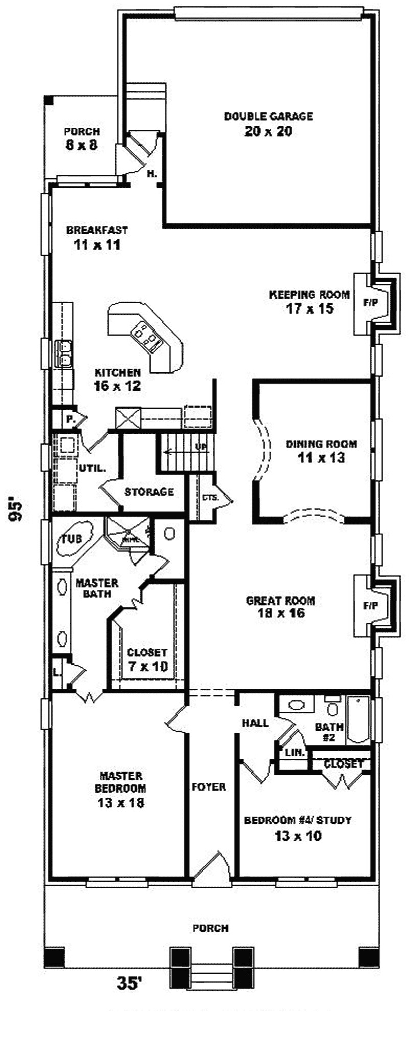 house plans for narrow lot