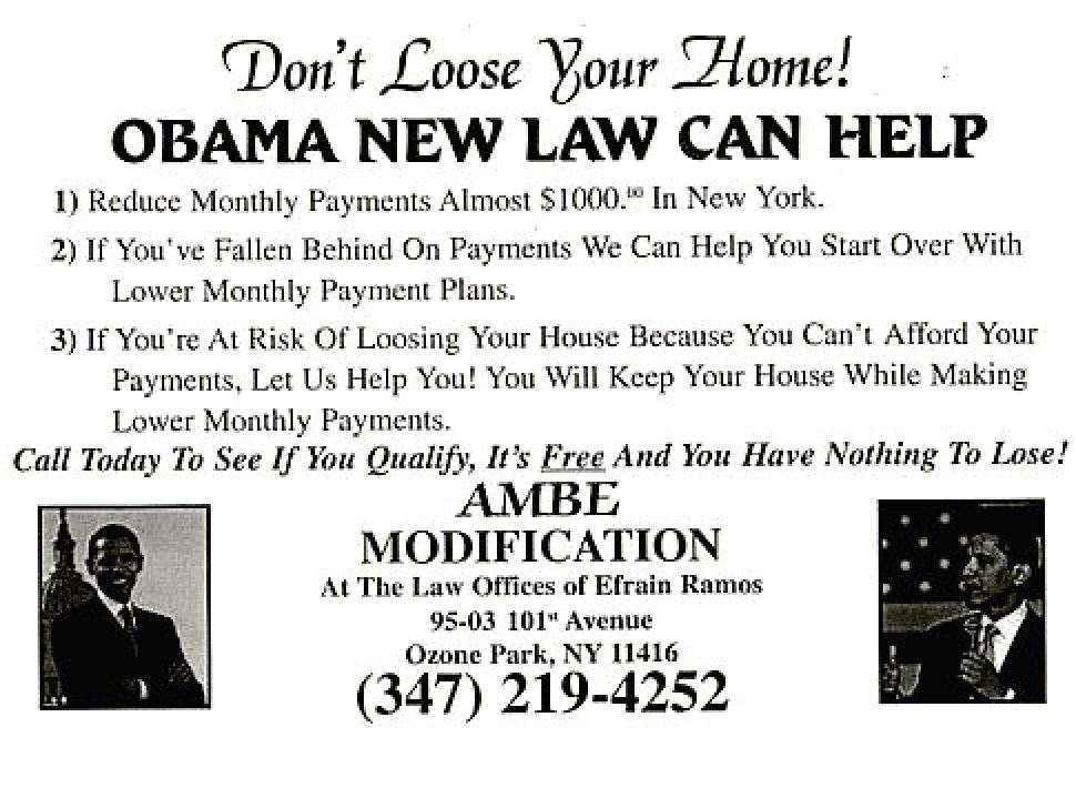 scams obama picture federal logos lure customers phony loan modification programs article 1 468962