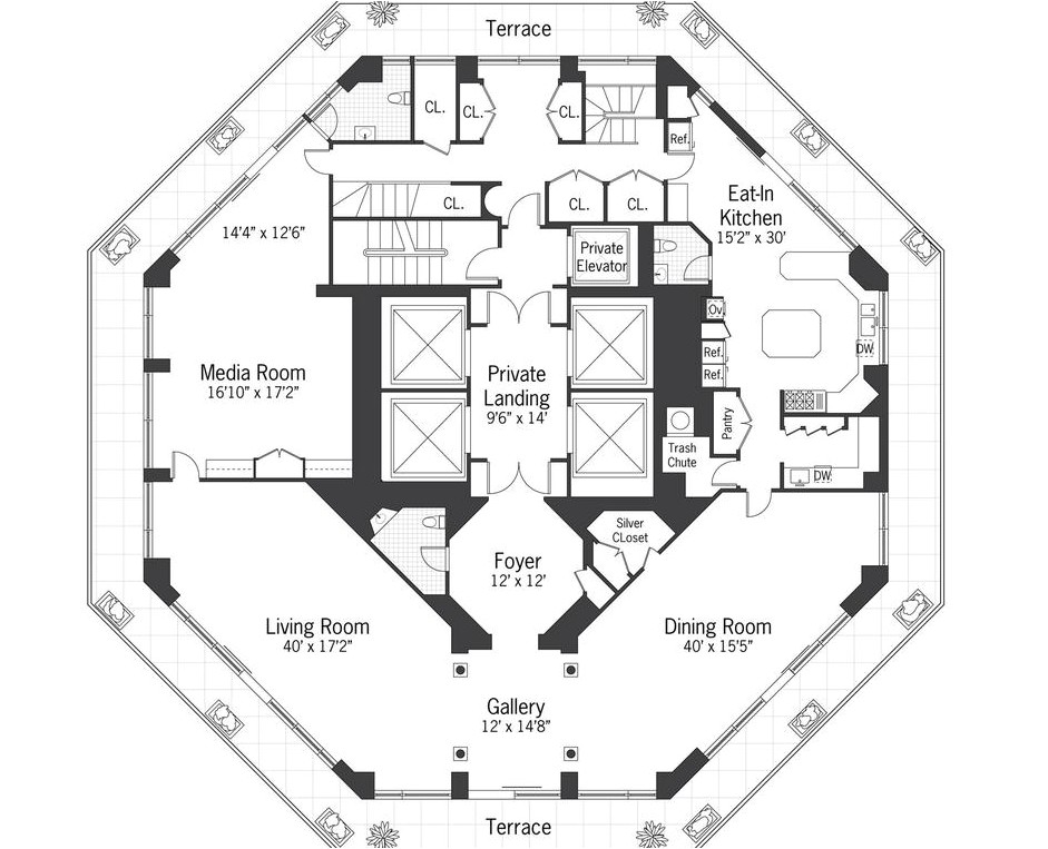 15 harmonious octagon shaped house plans
