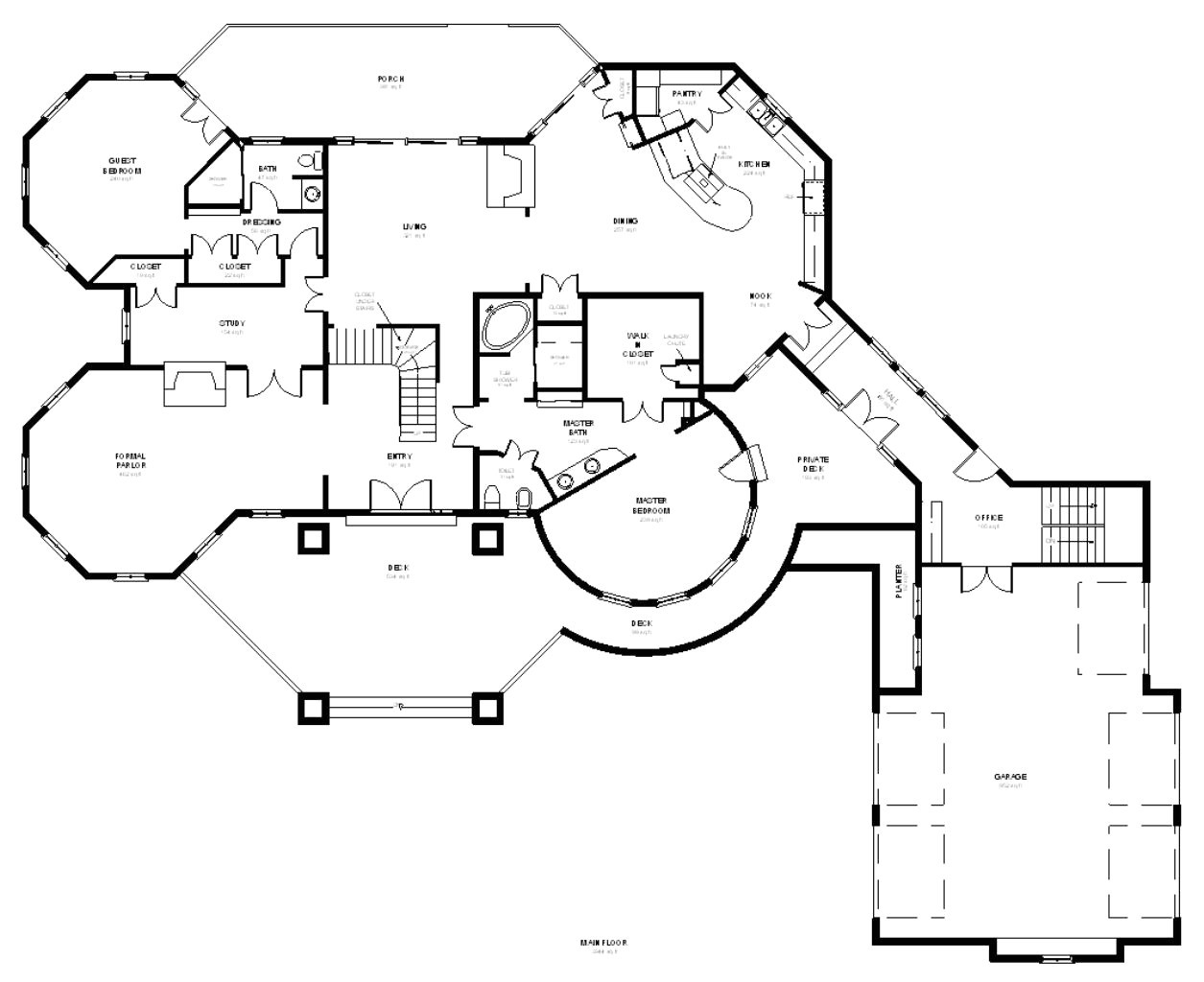 Octagon Shaped House Plans