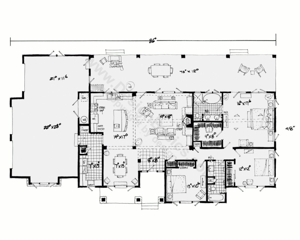 one story house plans with open floor plans design basics inside new home plans ranch style