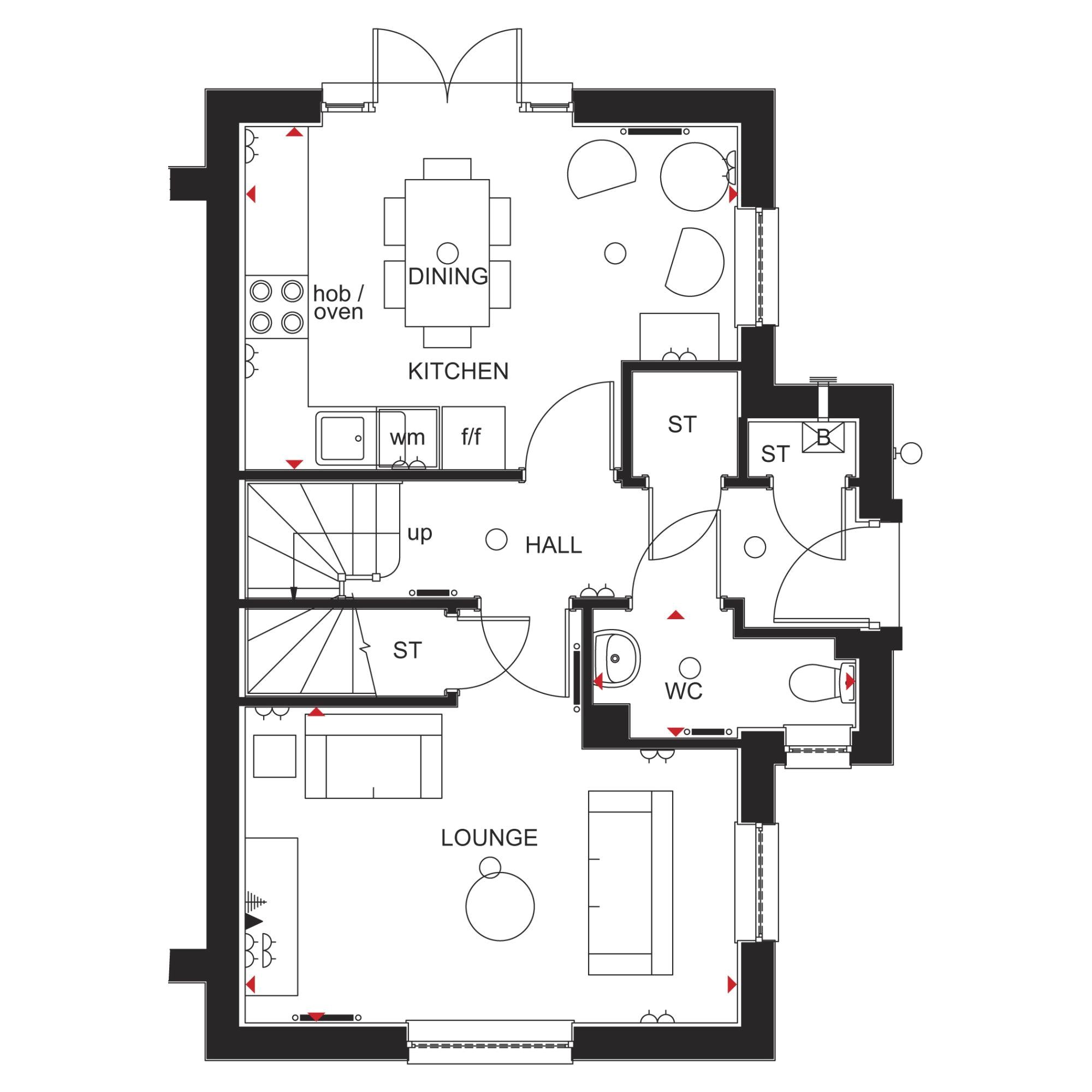 barratt homes floor plans