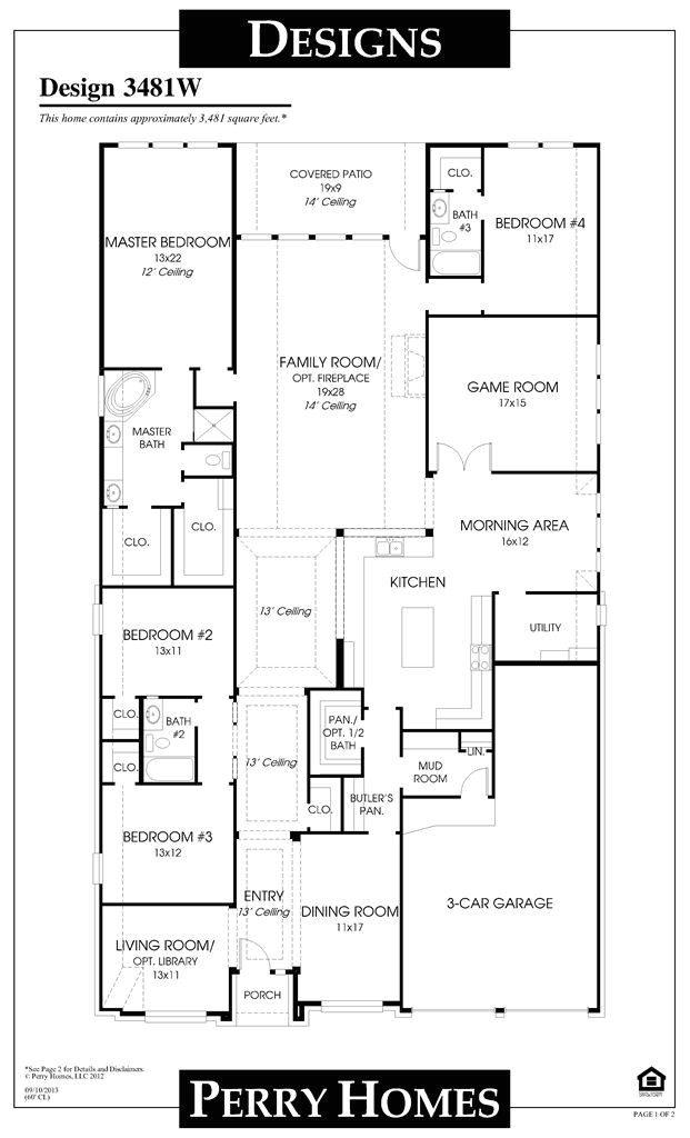perry homes floor plans
