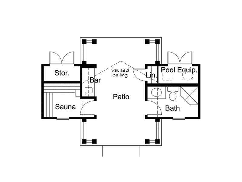 house plans with pool bath