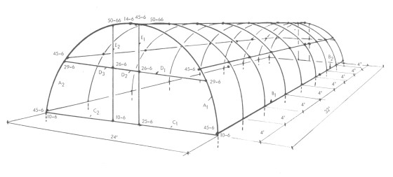 hoop house and high tunnel greenhouse designs