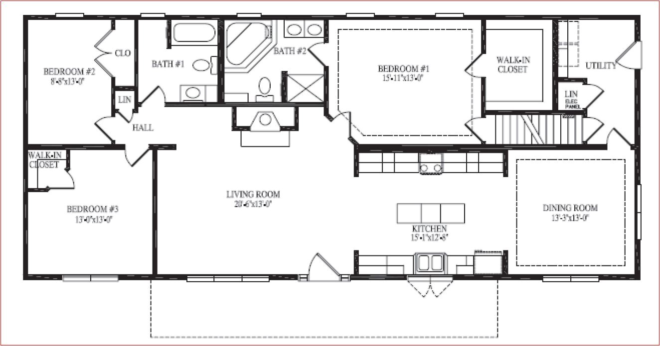 modular home ranch floor plans