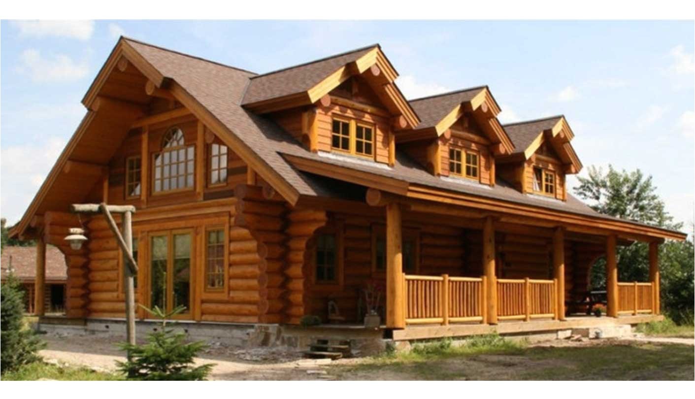 ranch style log homes ideas