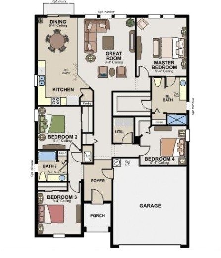 ryland homes orlando floor plan