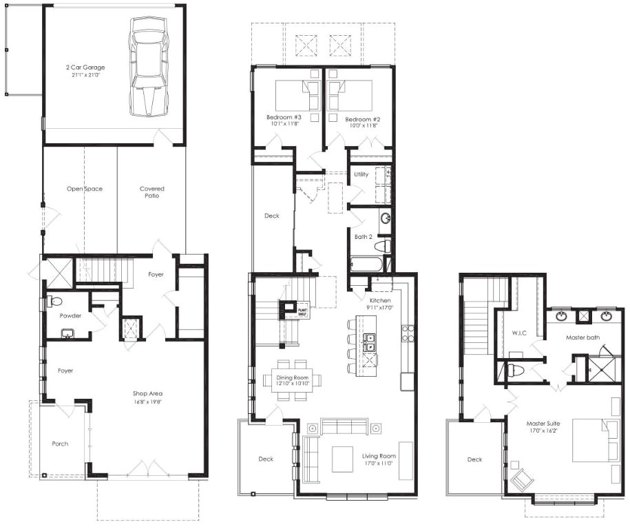 shop house floor plans