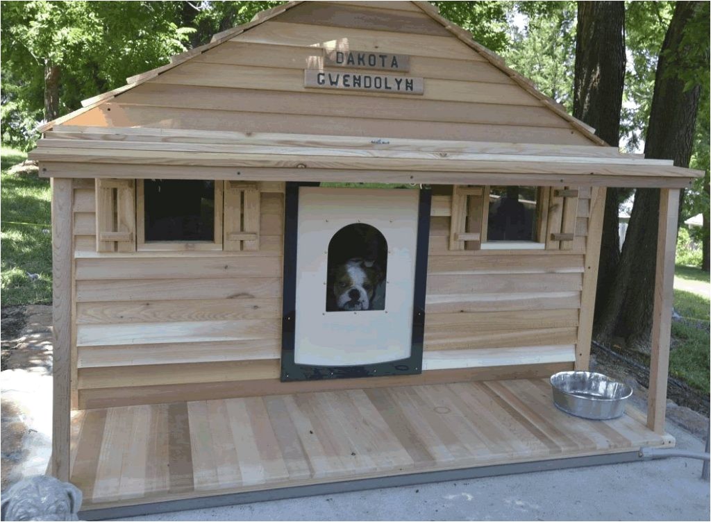 free xl dog house plans