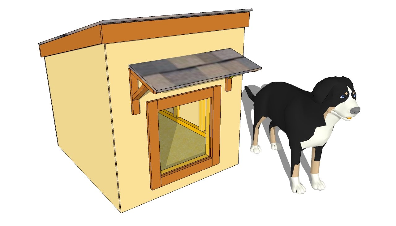 simple dog house plans