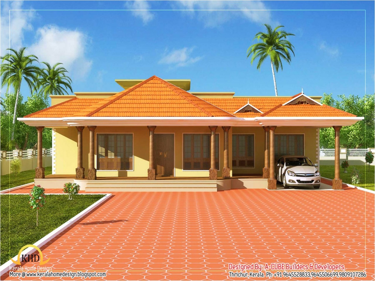 one floor house plans in india