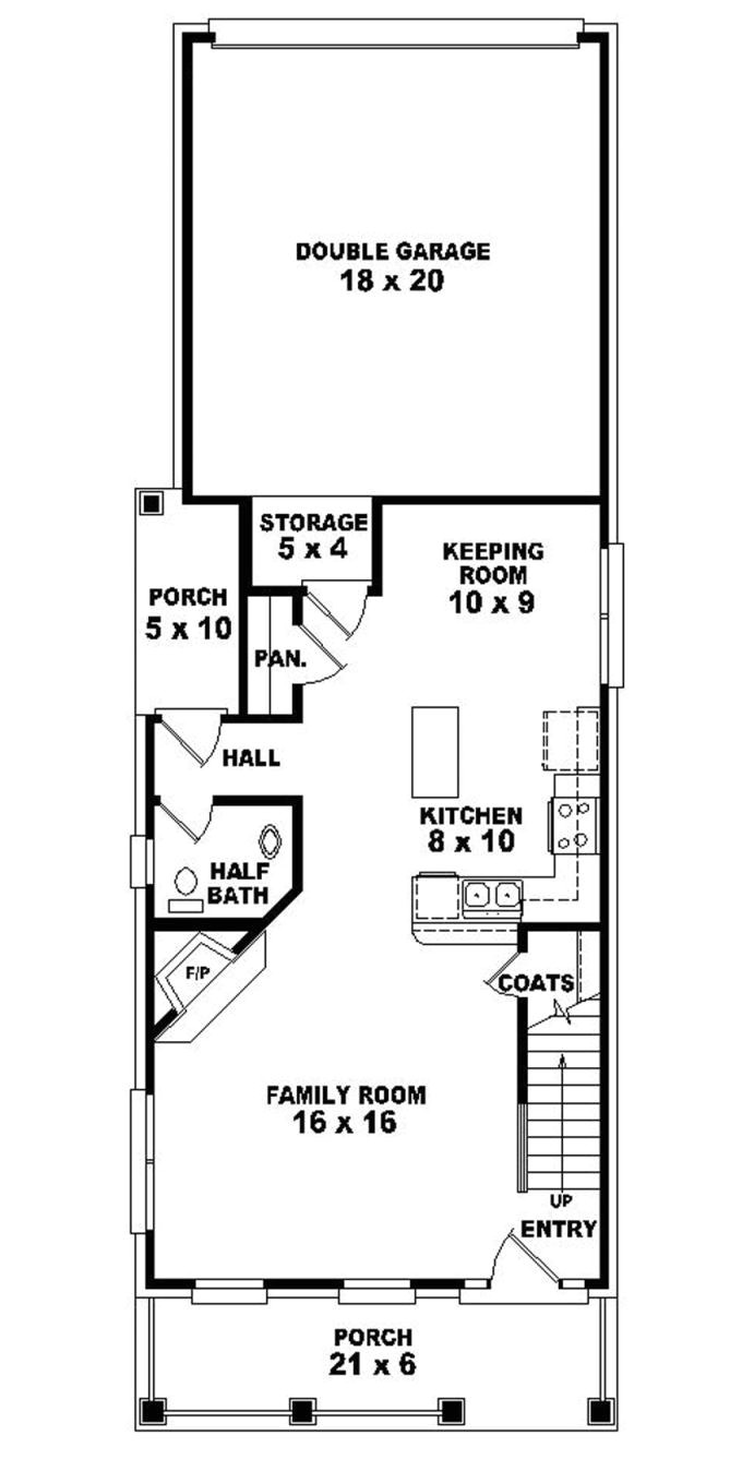 marvelous home plans for narrow lots 9 2 story narrow lot house plans