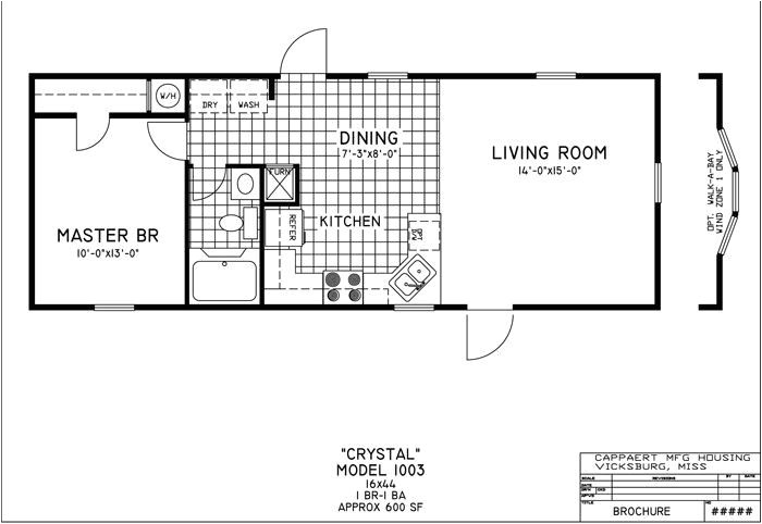 small mobile home floor plans