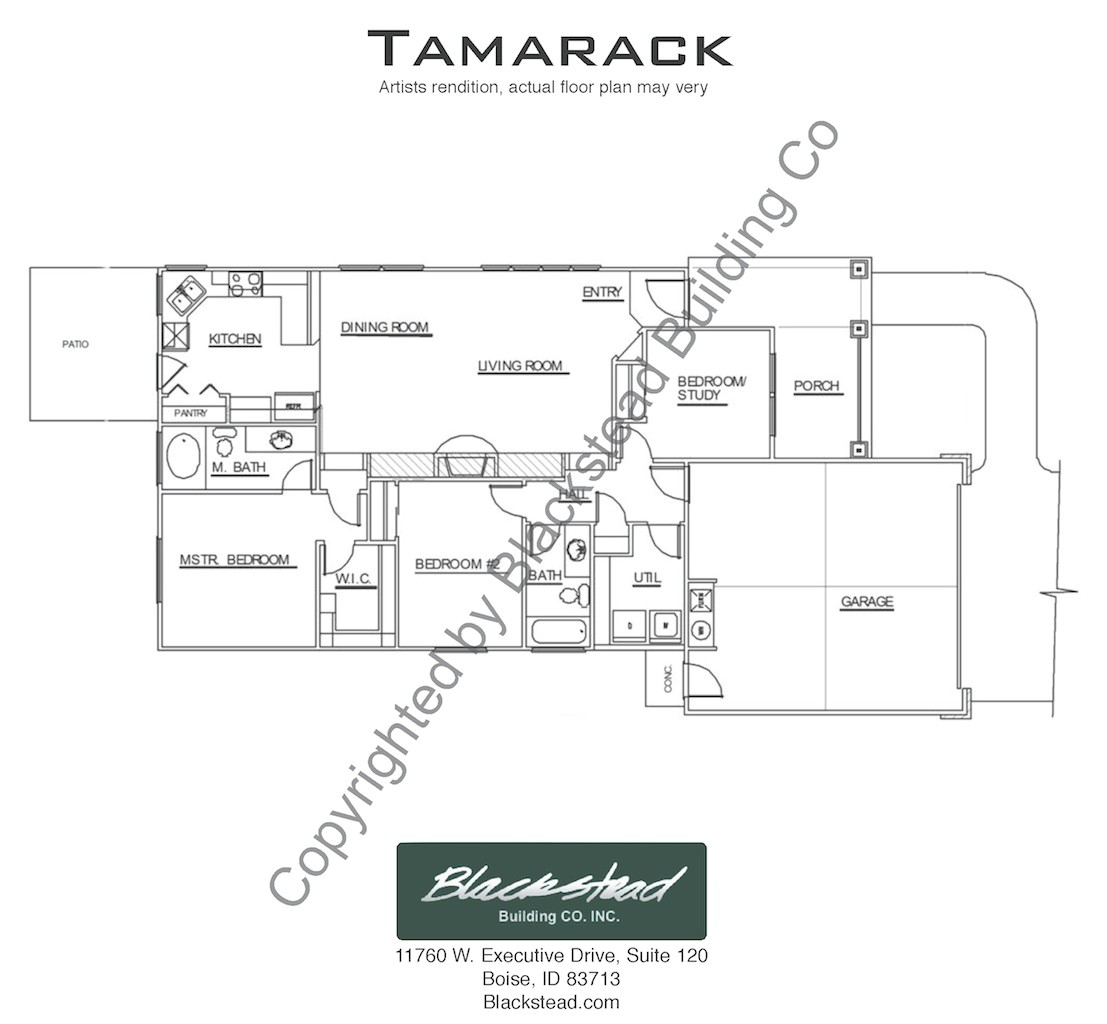 tamarack floor plan