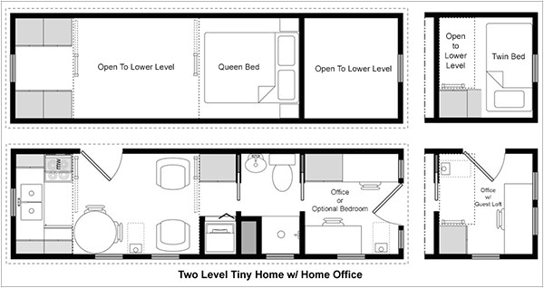 easy tiny house floor plans