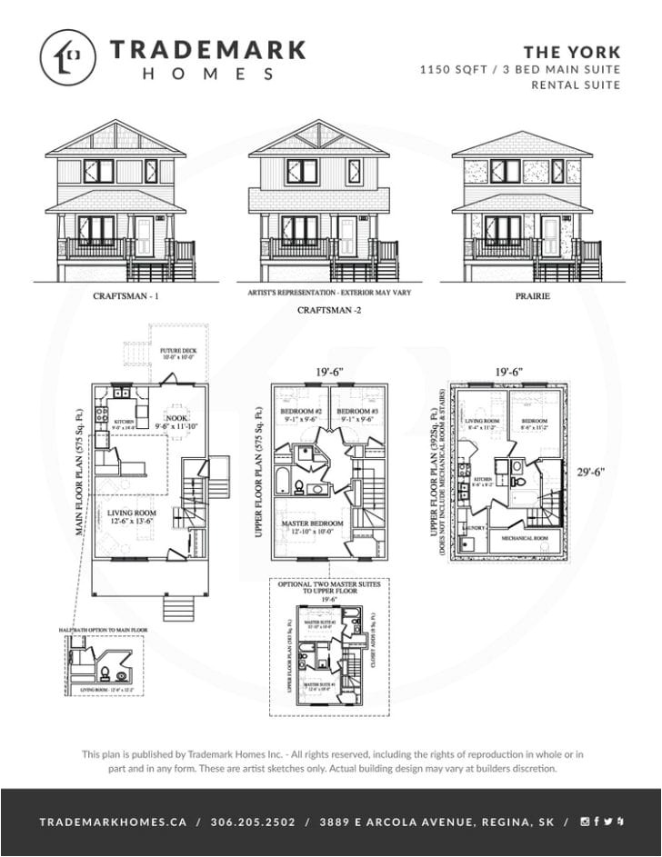 trademark homes floor plans