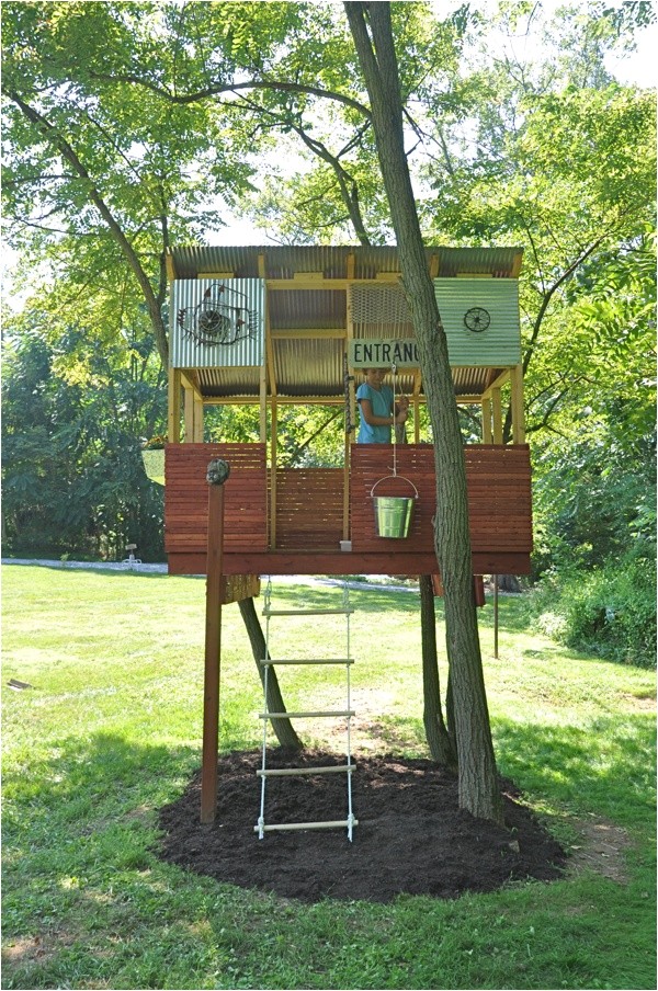 33 simple and modern kids tree house designs