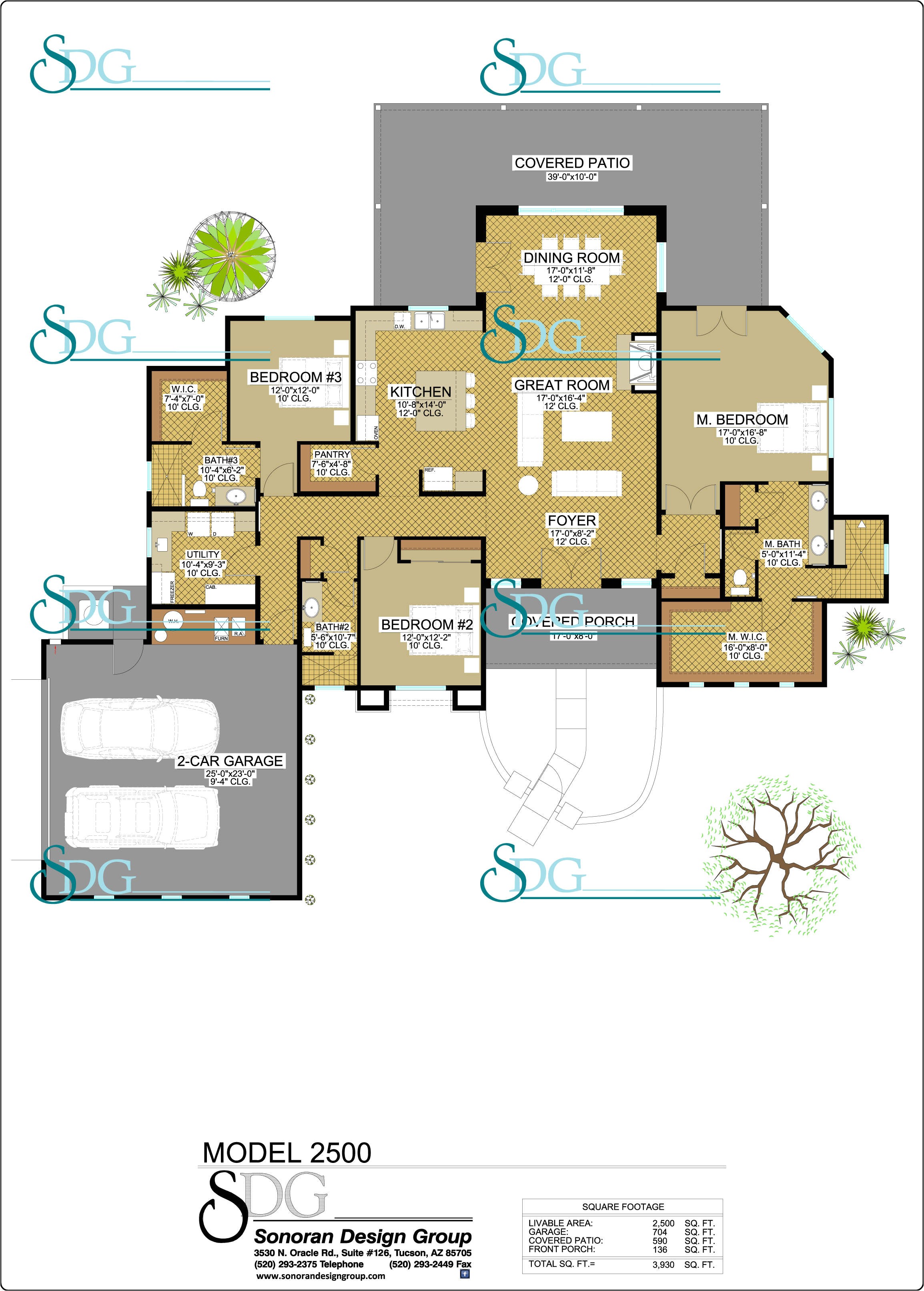 tucson custom home floor plans