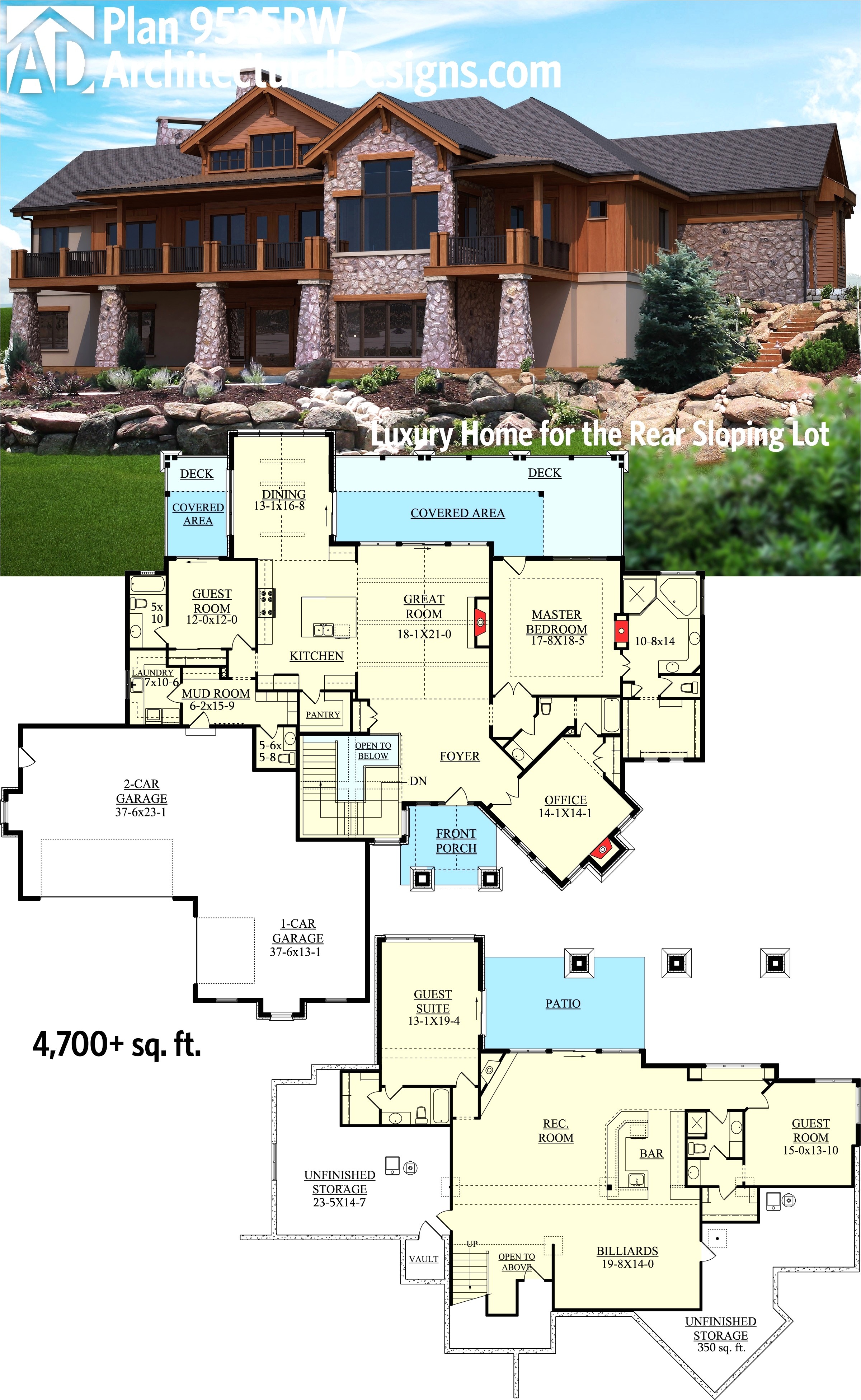 Tuscan Home Plans with Casita