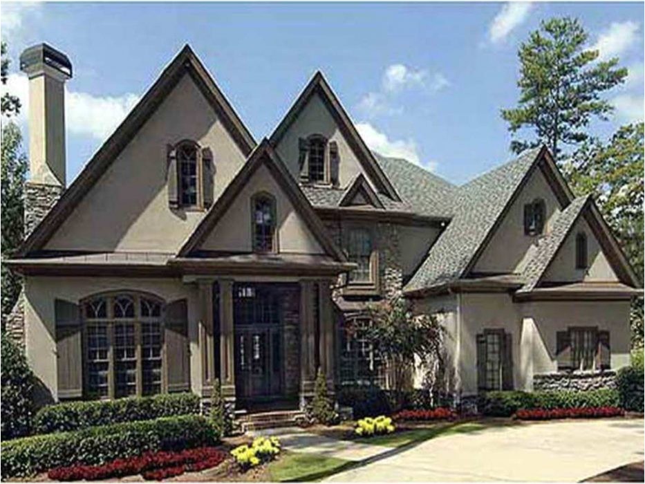 two story french country house plans