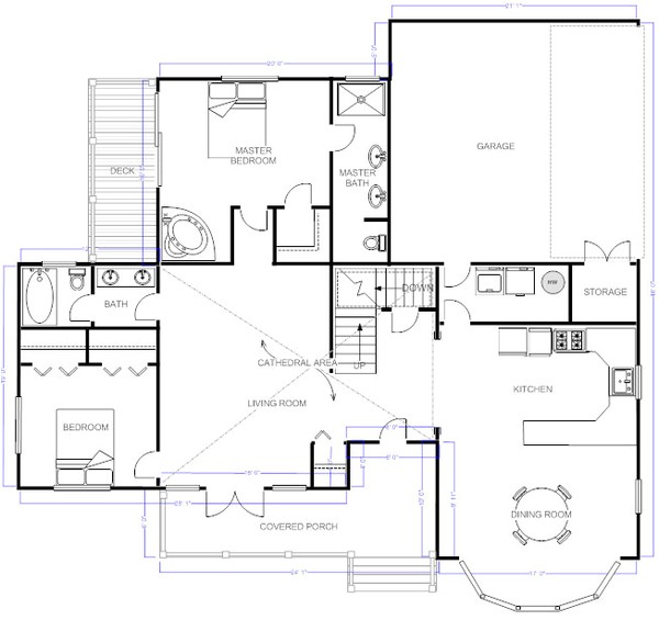  Visio Home Plan Template 