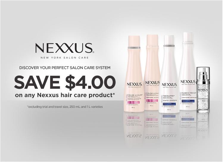 walmart canada coupons save 4 on nexxus hair care