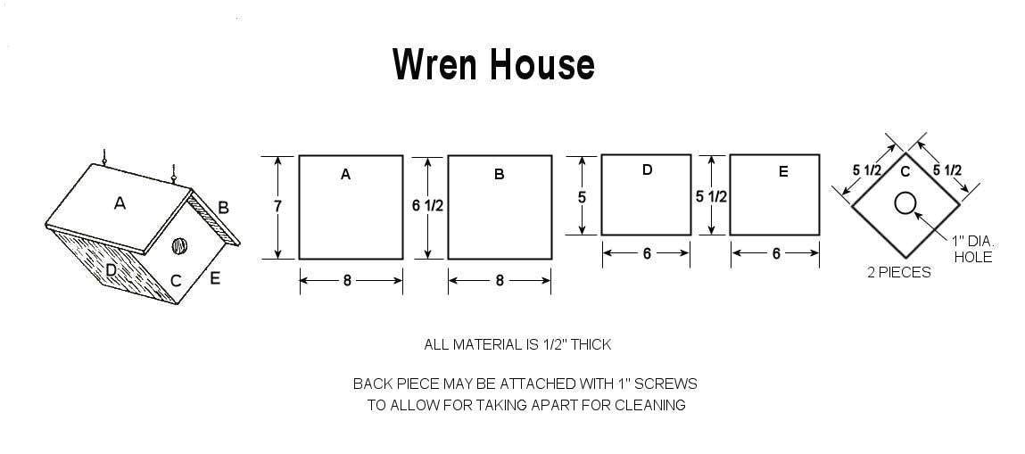 house wren birdhouse plans diy blueprint plans download office desk floor plans