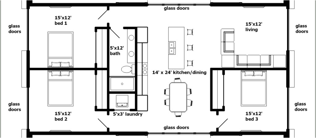 1250 square feet 3 bedrooms 1 bathroom luxury home plans 0 garage 37322