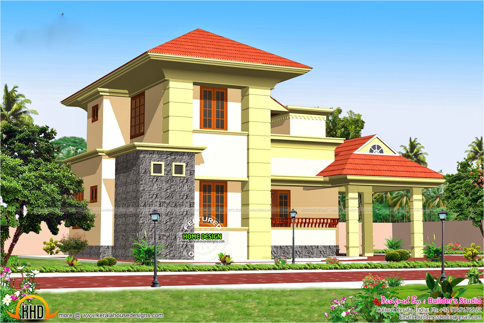 1900 sq ft residence design